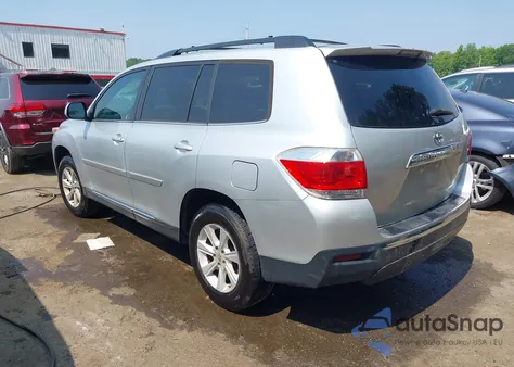 2013 Toyota Highlander Plus/Se из США, поврежденный, VIN 5TDBK3EH7DS245366